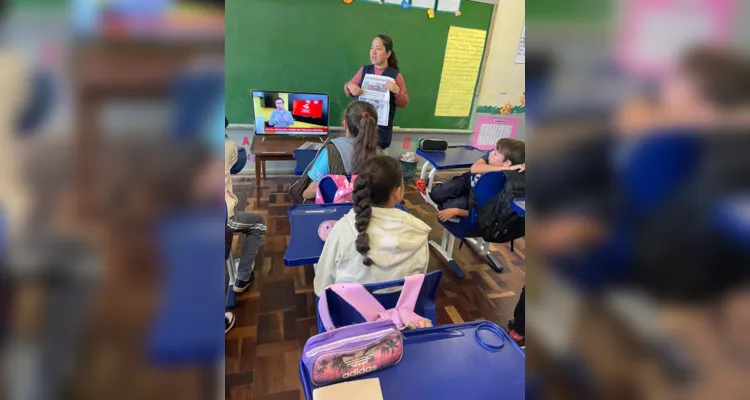 Diversas etapas, com alunos como protagonistas e jornalistas, ocorreram em sala