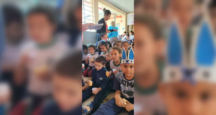 Comemoração contou com verdadeiros elementos cristãos e foco nos alunos