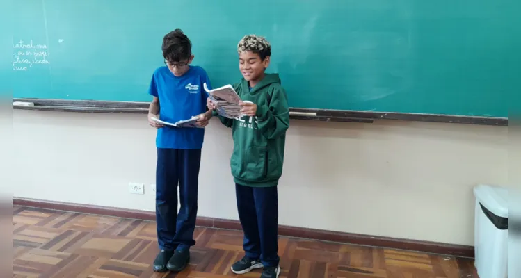 As atividades envolveram a elaboração de uma nova canção