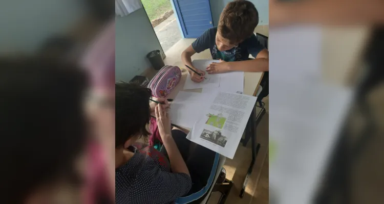 Como parte das atividades os alunos realizaram uma visita a Capela do Senhor Bom Jesus do Monte