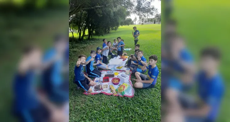 Como parte das atividades os alunos realizaram uma visita a Capela do Senhor Bom Jesus do Monte