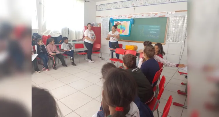 Trabalho ocorreu dentro e fora da sala de aula