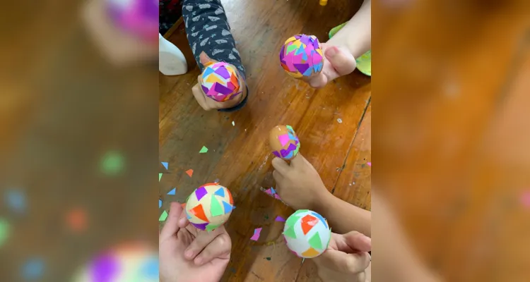 A época de páscoa é muito aguardada por todos na escola, pois desenvolve diversas questões culturais da localidade 