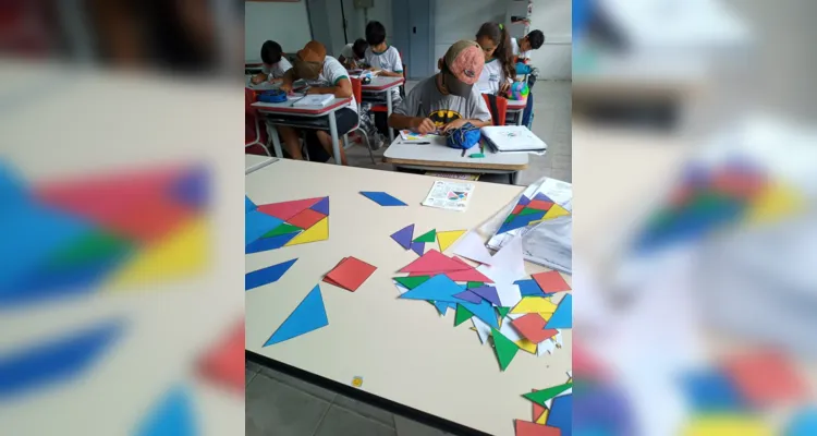 Dinâmica também contribuiu para a diversão em sala de aula