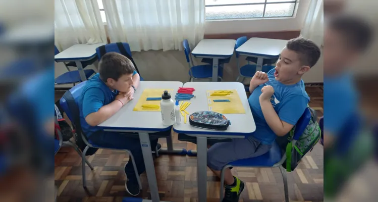 As atividades foram realizadas na disciplina de matemática e visavam trabalhar as tamáticas da aula de forma prazerosa para os alunos