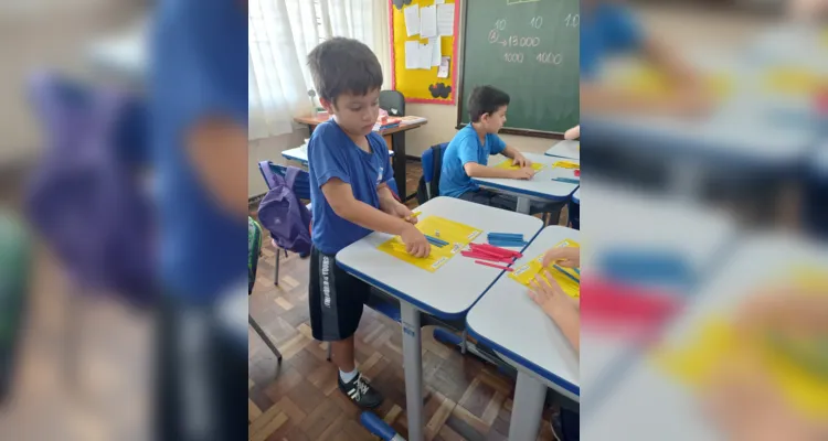 As atividades foram realizadas na disciplina de matemática e visavam trabalhar as tamáticas da aula de forma prazerosa para os alunos