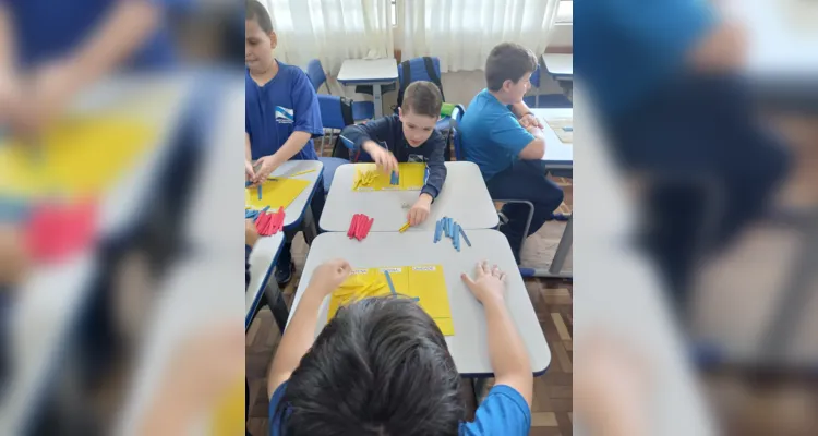 As atividades foram realizadas na disciplina de matemática e visavam trabalhar as tamáticas da aula de forma prazerosa para os alunos