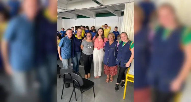 A visita mobilizou a escola e, junto a videoaula do projeto Vamos Ler sobre o dia do jornalista, esclareceu aos alunos quais as demandas e tarefas de um profissional desta área