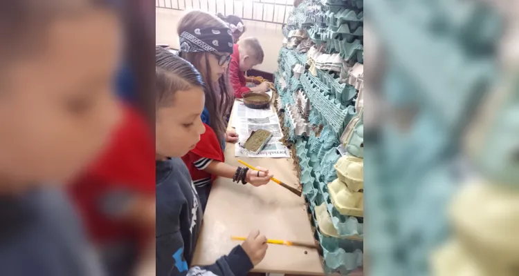 Cada aluno ficará responsável pela confecção de uma parte da maquete, além dos trabalhos realizados em grupo na sala de aula