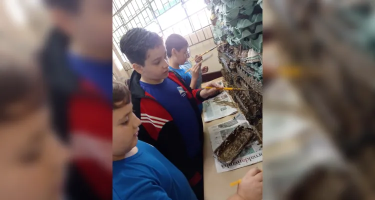 Cada aluno ficará responsável pela confecção de uma parte da maquete, além dos trabalhos realizados em grupo na sala de aula