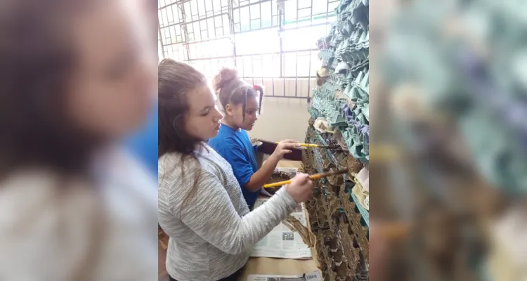 Cada aluno ficará responsável pela confecção de uma parte da maquete, além dos trabalhos realizados em grupo na sala de aula