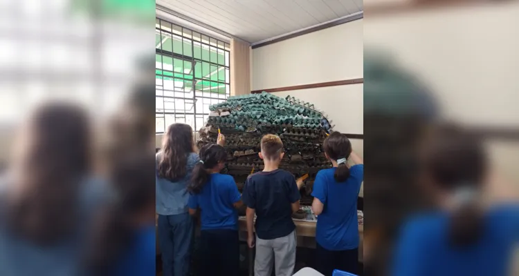 Cada aluno ficará responsável pela confecção de uma parte da maquete, além dos trabalhos realizados em grupo na sala de aula