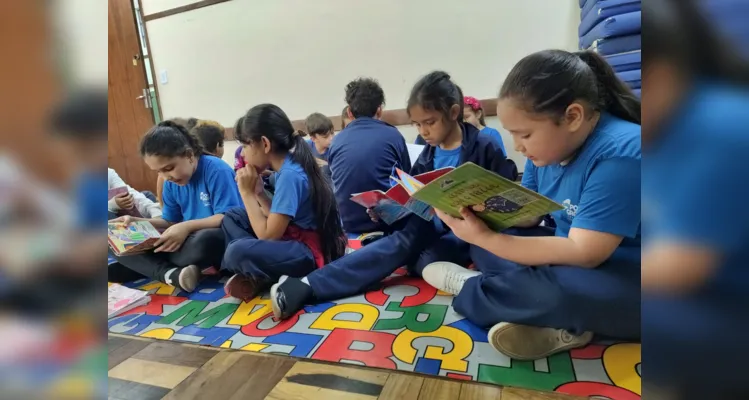 Com os novos projetos, os alunos tem variadas possibilidades para realizarem a leitura 