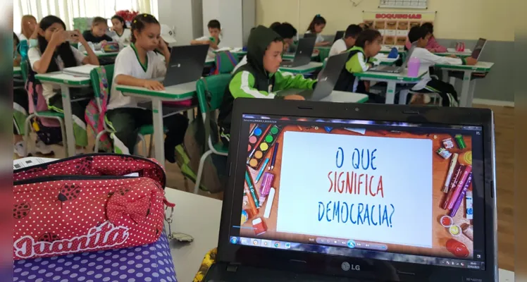 Conteúdo do Vamos Ler ampliou noção de alunos, que trabalharam de diversas formas