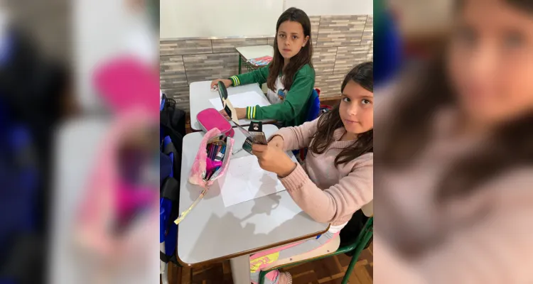 Os estudantes puderam aplicar de forma prática parte dos estudos que vinham realizando em sala 