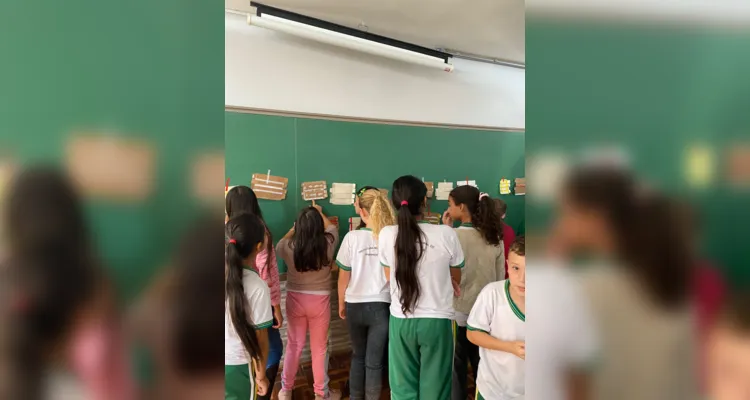 Os estudantes puderam aplicar de forma prática parte dos estudos que vinham realizando em sala 