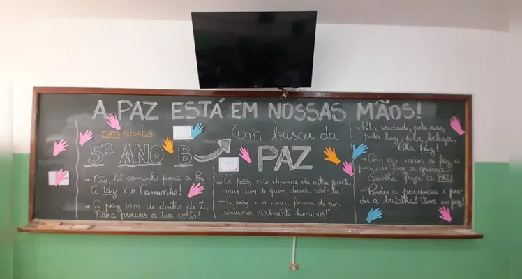 Alunos puderam ser agentes ativos da paz