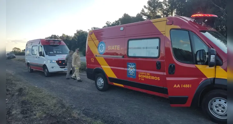 Vítima foi atendida pelo Siate e pelo médico do Samu