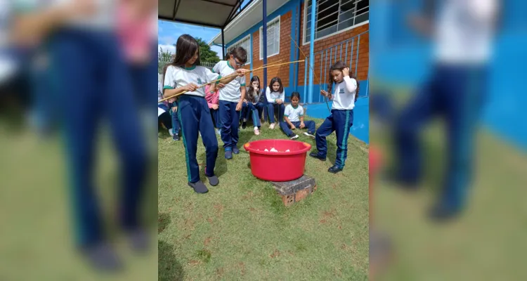 Dinâmica teve amplo engajamento da turma