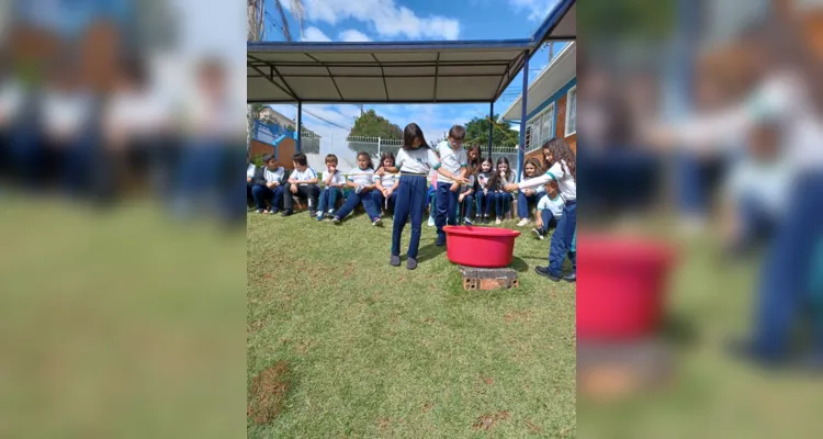 Dinâmica teve amplo engajamento da turma