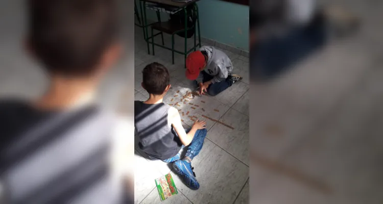 Alunos puderam aprender e se divertir em sala de aula