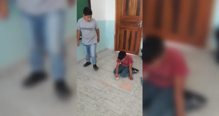 Alunos puderam aprender e se divertir em sala de aula