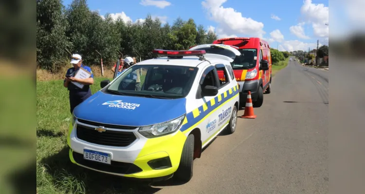 Acidente no Núcleo Rio Verde deixa motociclista ferido