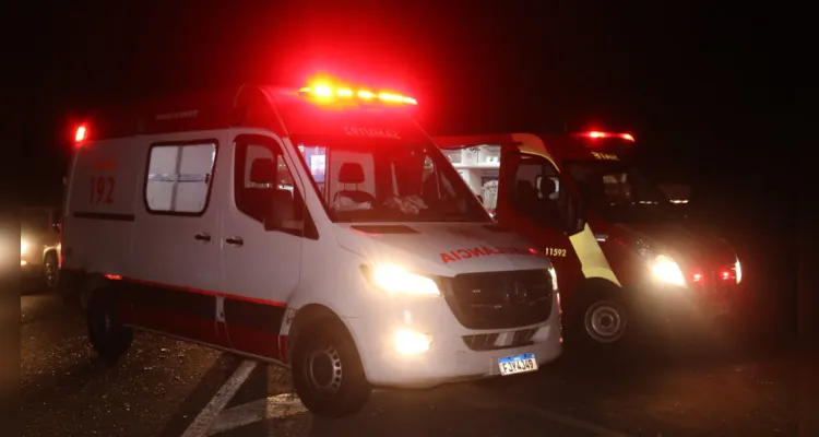 Grave acidente aconteceu na noite desta quarta-feira (22), na PR-151, entre Carambeí e Ponta Grossa