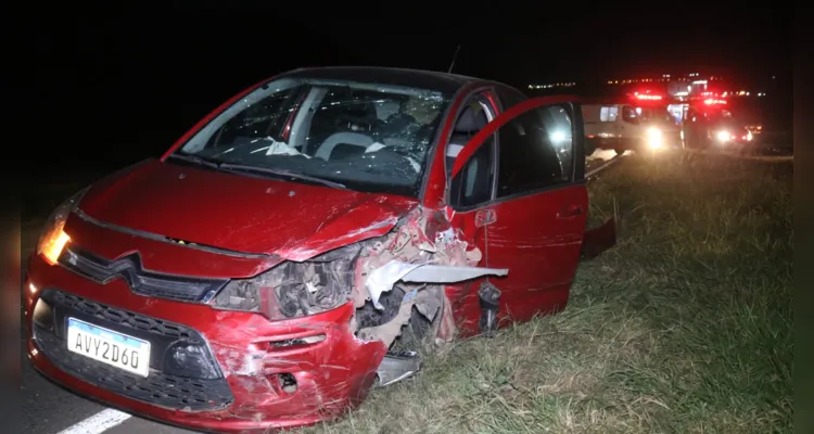 Grave acidente aconteceu na noite desta quarta-feira (22), na PR-151, entre Carambeí e Ponta Grossa