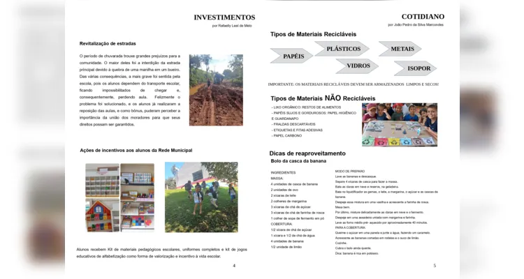 Várias dinâmicas, e trabalho jornalístico autônomo, permearam atividade das turmas