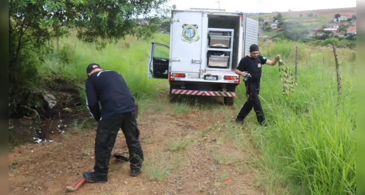 Restos mortais foram recolhidos para o necrotério do IML de Ponta Grossa