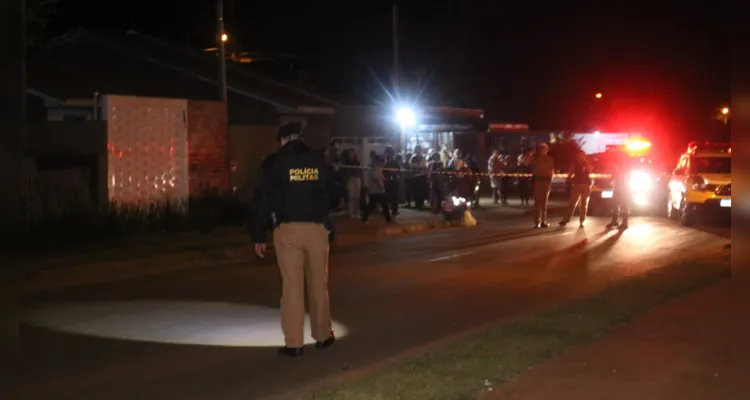 Crime aconteceu na noite desta quarta-feira (26< na periferia de Ponta Grossa