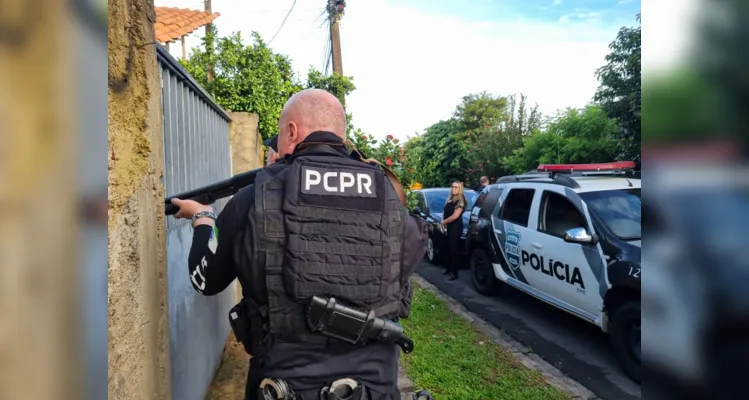A ação aconteceu simultaneamente em todo o Paraná e faz parte da Operação Átria, realizada pelo Ministério da Justiça e Segurança Pública