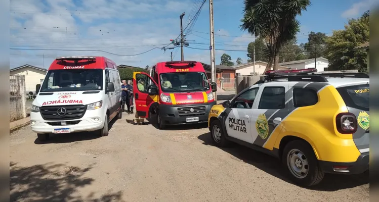 Rapaz foi atendido pelo Samu e Siate do Corpo de Bombeiros, medicado e encaminhado para um dos hospitais da cidade