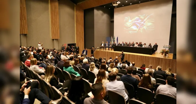 Evento foi realizado no auditório da Acipg, em Ponta Grossa