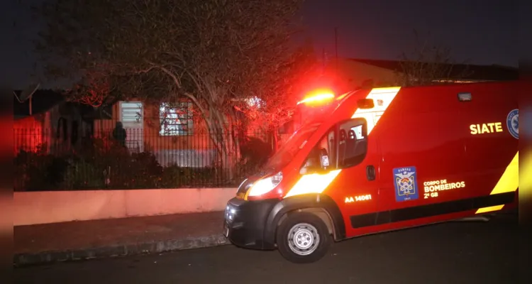 Corpo de Bombeiros foi até o Núcleo Pitangui atender a ocorrência.