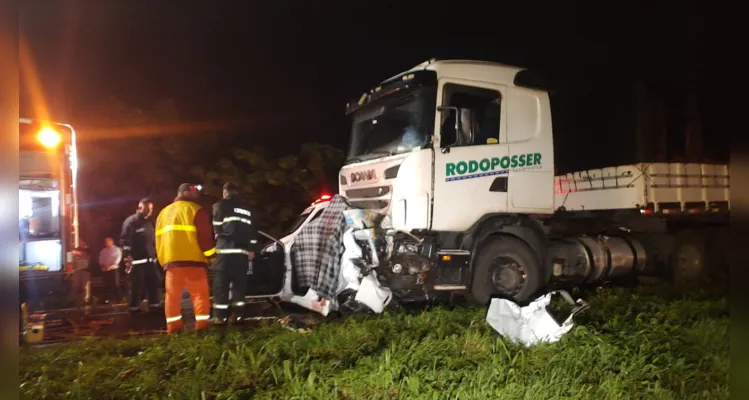 Acidente aconteceu na noite de 6 de abril, na Rodovia do Café, Distrito Industrial de Ponta Grossa