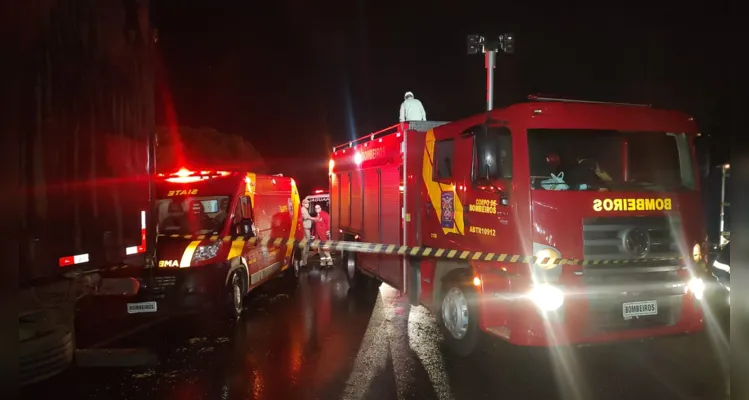 Acidente aconteceu na noite de 6 de abril, na Rodovia do Café, Distrito Industrial de Ponta Grossa