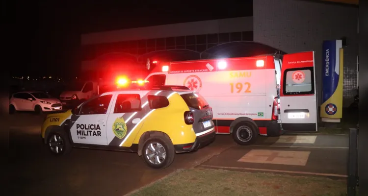Equipes da Polícia Militar também foram acionadas para atender a situação.