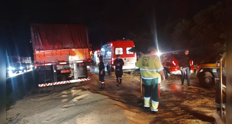 Acidente aconteceu na noite de 6 de abril, na Rodovia do Café, Distrito Industrial de Ponta Grossa