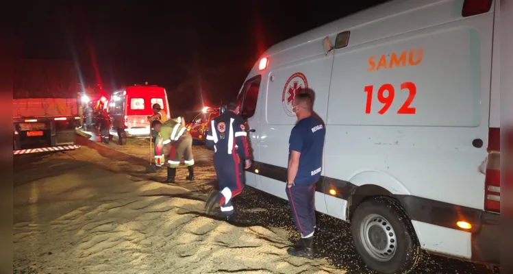 Acidente aconteceu na noite de 6 de abril, na Rodovia do Café, Distrito Industrial de Ponta Grossa