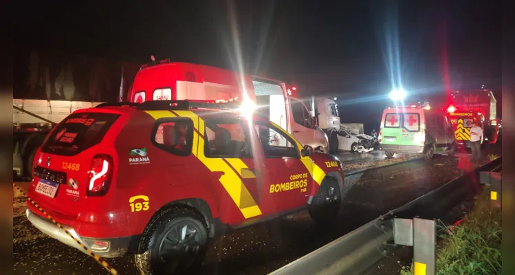 Acidente aconteceu na noite de 6 de abril, na Rodovia do Café, Distrito Industrial de Ponta Grossa