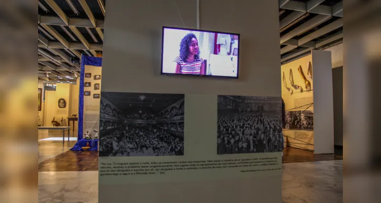 Exposição tem espaço multimídia com filmes e documentários antigos da cidade