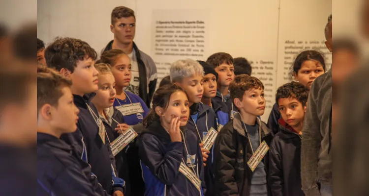 Confira as imagens da visita da turma do quinto ano da Escola Municipal Professora Aldo dos Santos Rebonato 