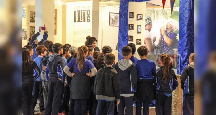 Confira as imagens da visita da turma do quinto ano da Escola Municipal Professora Aldo dos Santos Rebonato 