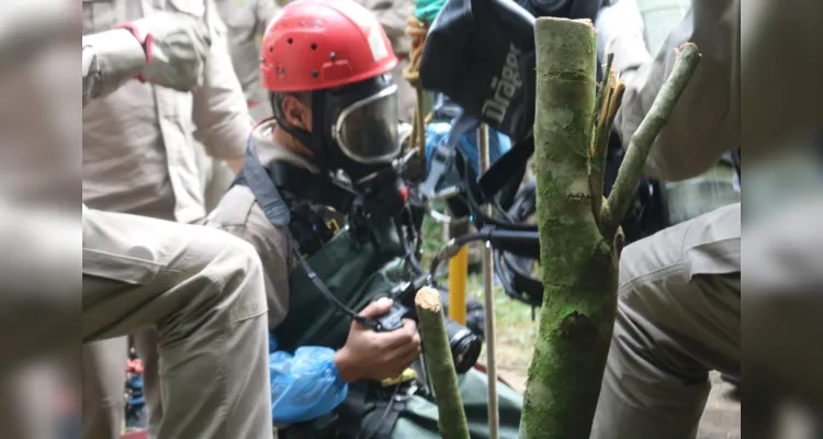 Bombeiros realizam buscas em poço abandonado no Distrito de Itaiacoca