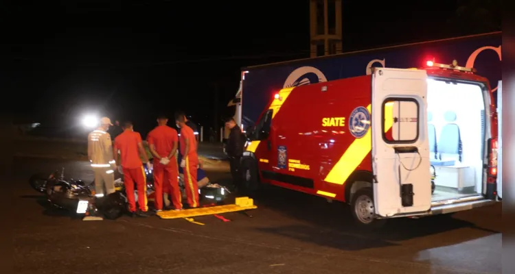 Colisão aconteceu por volta das 19h35, desta quinta-feira (8).