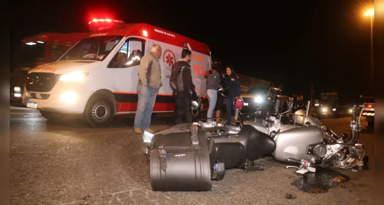 Vítima estaria junto de um 'grupo de motociclistas'.