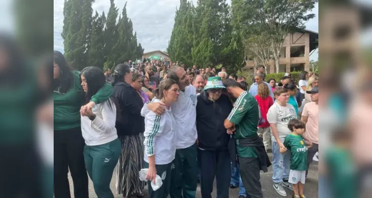 Velório da torcedora palmeirense Gabriela Anelli Marchiano