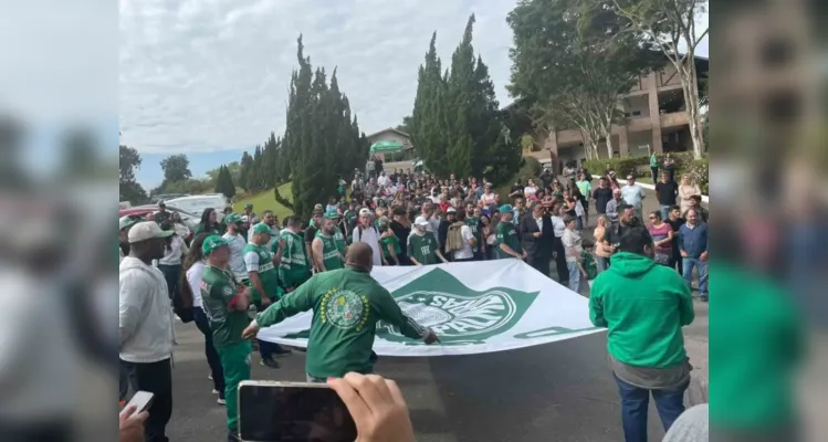 Velório da torcedora palmeirense Gabriela Anelli Marchiano